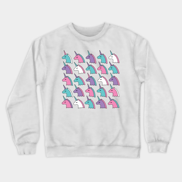 candy unicorns Crewneck Sweatshirt by baltamkatinui